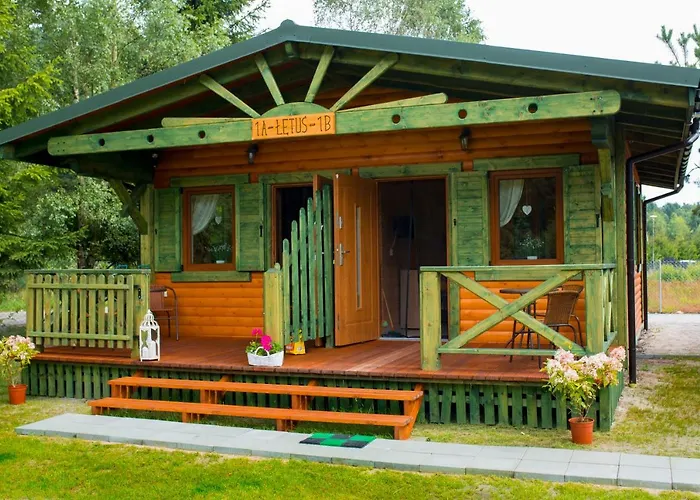 Деревянный коттедж Nad Jeziorem/seehaus 1b *